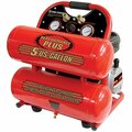 King Canada Tools King Canada Air Compressor, Tool Only, 5 gal Tank, 2.5 hp, 110 V, 40 to 90 psi Pressure, 4 to 5 cfm Air 8488C